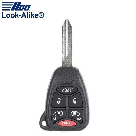 Ilco LAL RHK-CHRY-6B1 Chrysler 6 Button Remote Head Key (M3N5WY72XX) ILCO-AX00012310